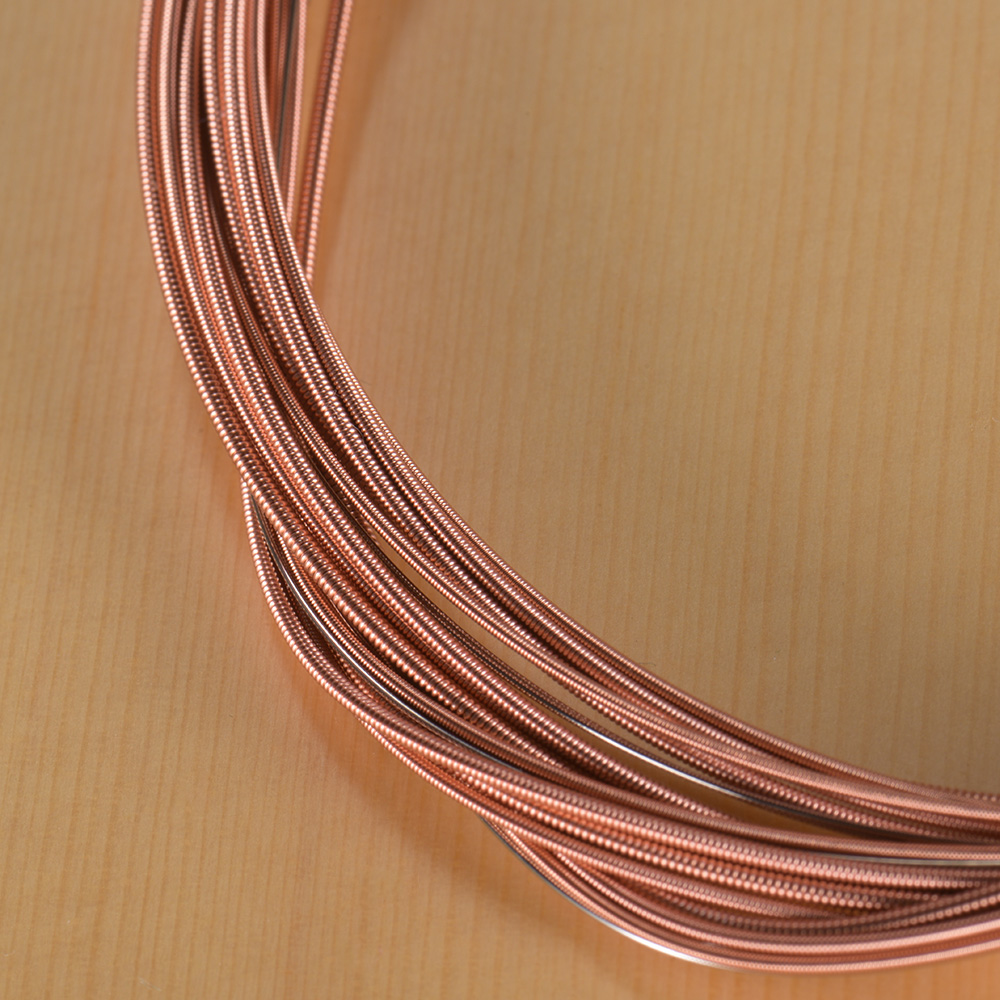 [ammoon]6pcs/ Set Acoustic Folk Guitar Strings Set Steel Core Copper Alloy Winding