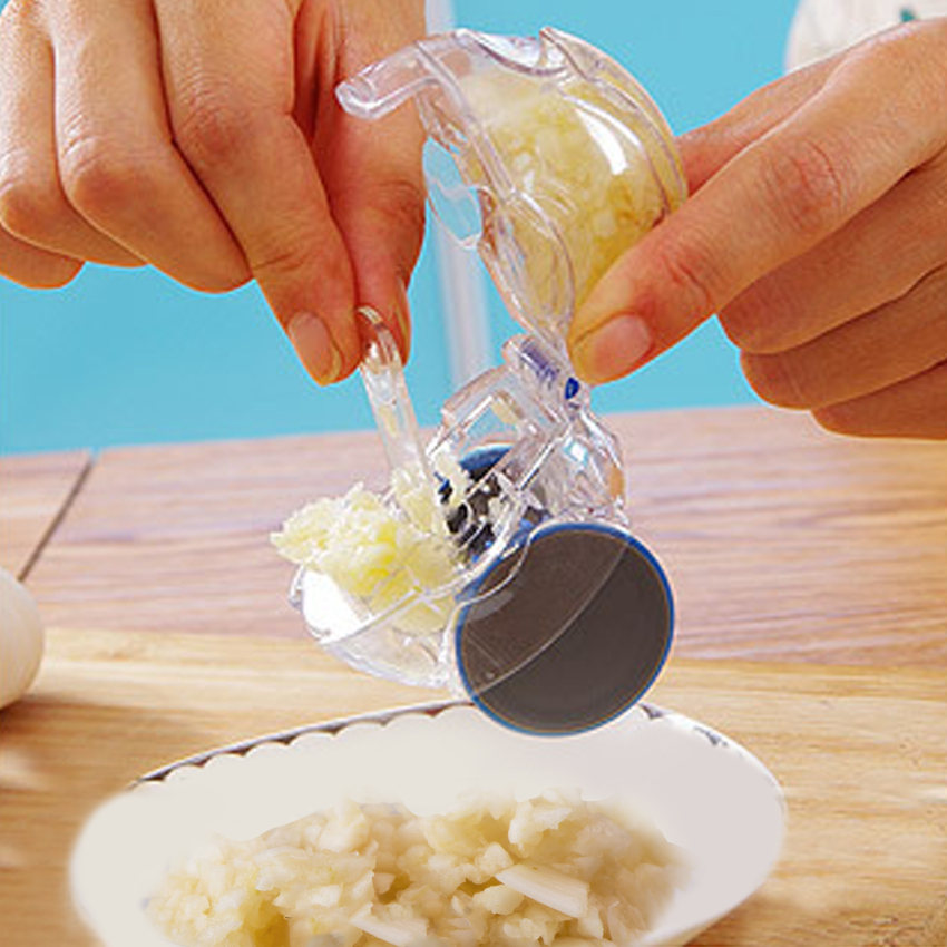 Garlic Mincer, Rolling Garlic Chopper, Garlic Roller, Garlic Peeler, Garlic Crusher, Chef Kitchen Tools, Easy to Clean,