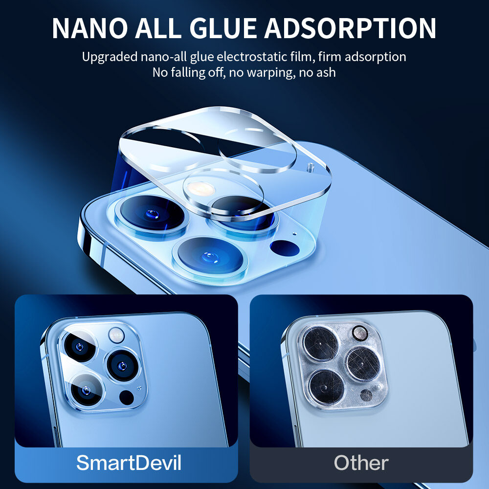 Smartdevil Corning Glass tấm dán bảo vệ ống kính Đối Với iPhone 15 Pro Max iPhone 16 Pro Max 16 Plus 15 Plus iPhone 14 Pro Max 14 Plus Với kính cường lực tấm dán bảo vệ ống kính Toàn Màn Hình ống kính điện thoại tấm dán bảo vệ màn hình