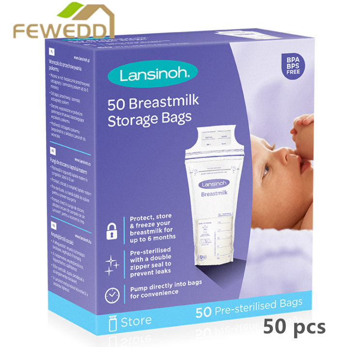 Lansinoh Breast Milk Storage Bags (100 / 50 pcs)