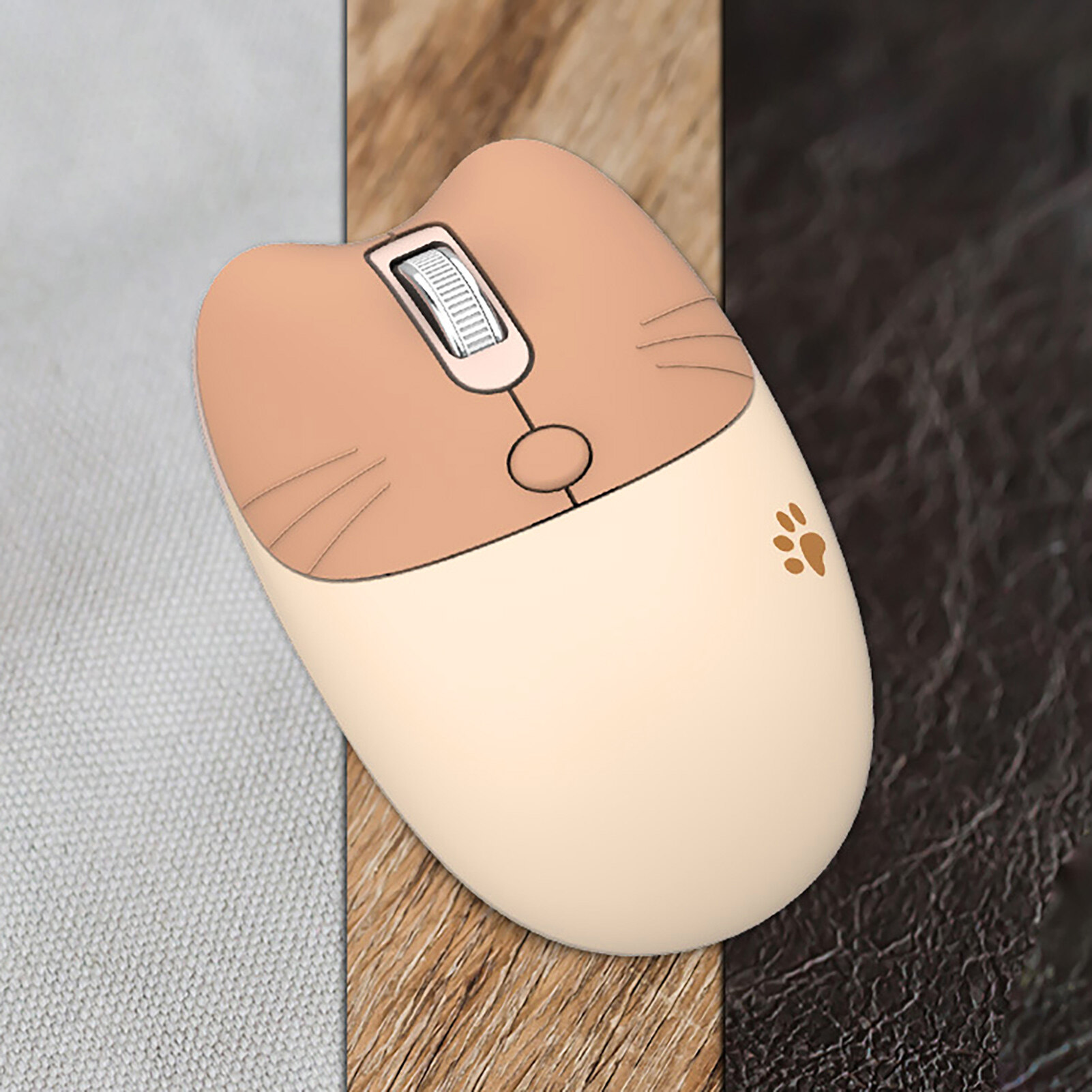 M3 Wireless Mouse Mute Ergonomic Anti-slip Quick Response 5 Buttons 2.4G Bluetooth-compatible Computer Office Mouse for Girls Wireless Mouse Ergonomic