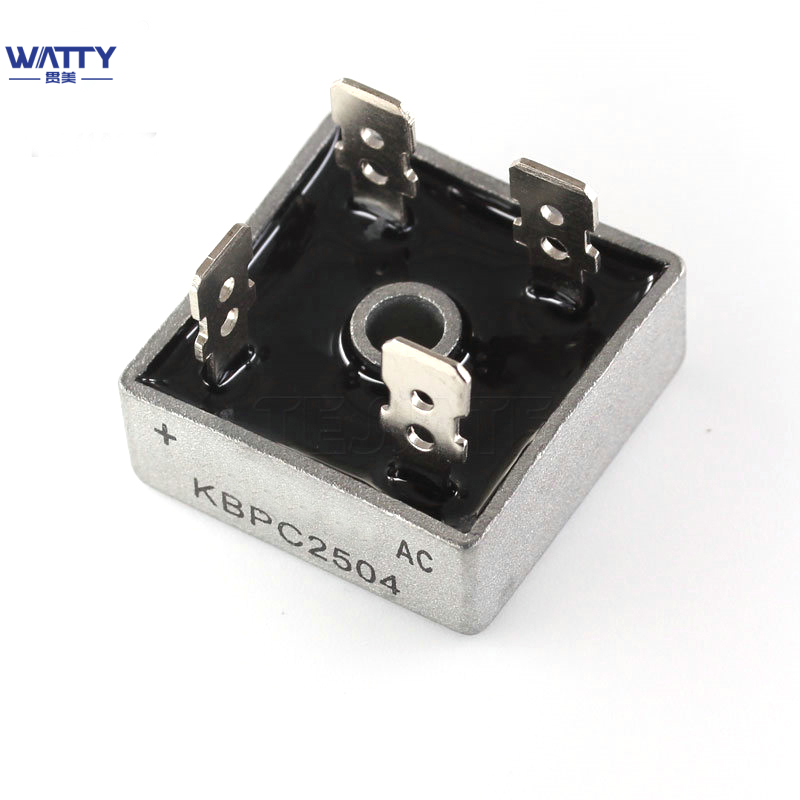 WATTY 2Pcs KBPC2504 Bridge Rectifier Diode 25A 400V KBPC 2504 Single