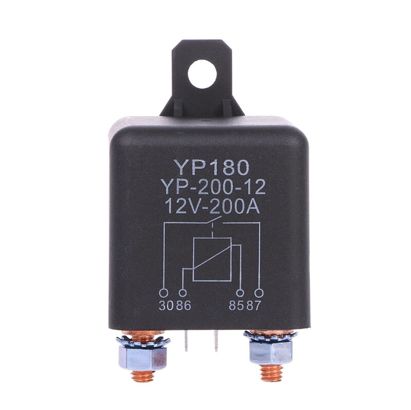 12V DC 200A High Power Car Relay Truck Motor Continuous Type Automotive Switch