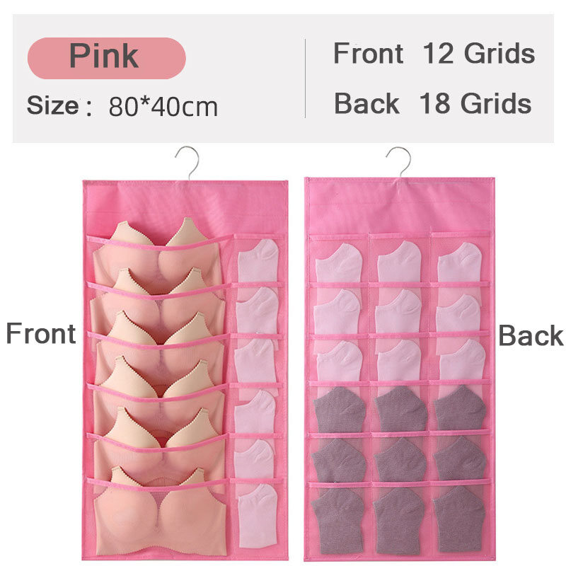 Storage Box Underwear Bra Organizer Drawer Dividers Closet Dresser Clothes Storage Organizer Box For Bras Scarves Ties Socks