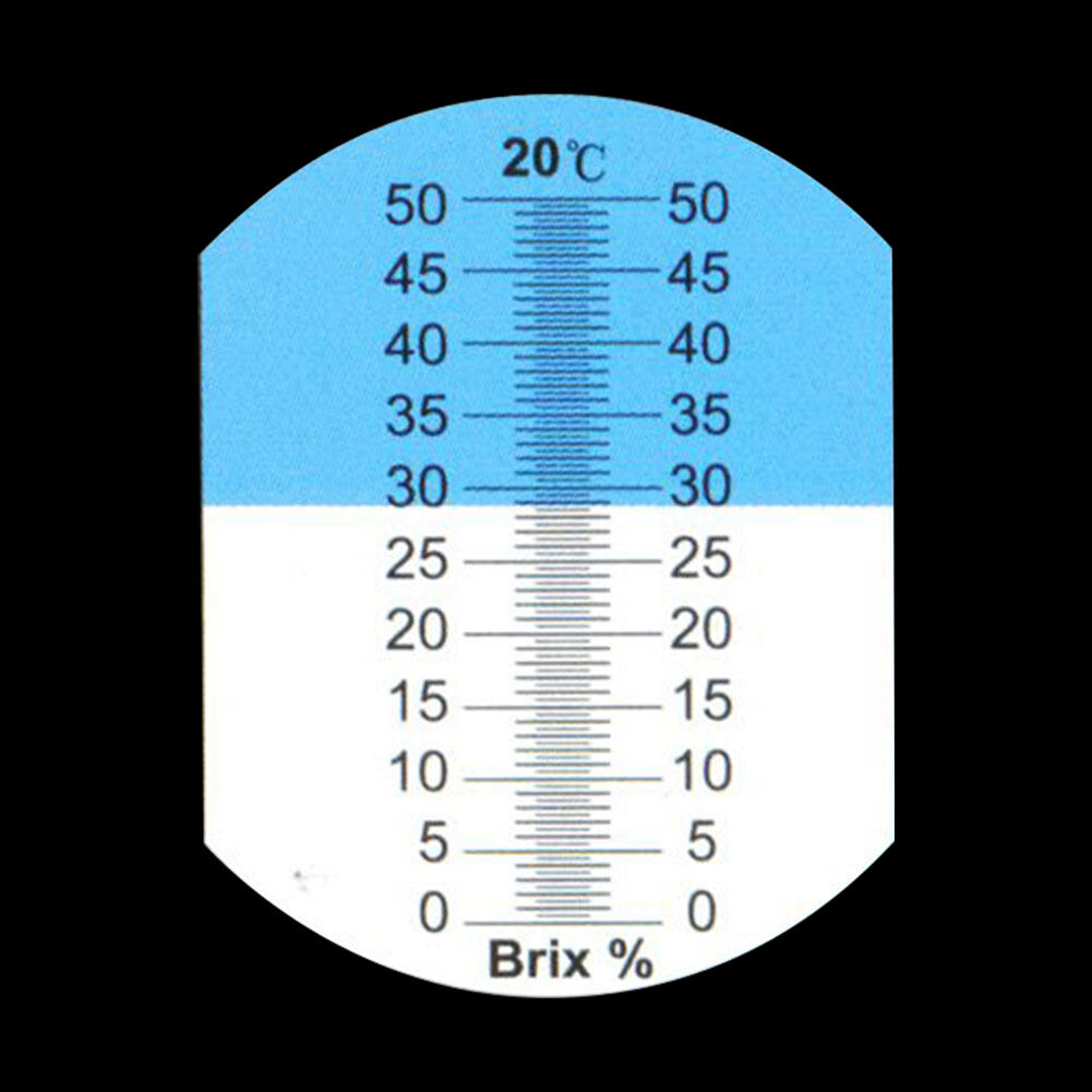 Máy Đo Đường Brix ATC 0-50% Tiện Dụng, Khúc Xạ Kế Khúc Xạ Kế Cầm Tay Cho Bia Mật Ong Điện Tử Nhà Bếp Nước Ép Nho