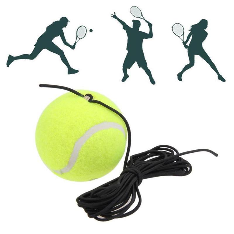 Indoor Single Person Tennis Training Ball with String Self Practice Tool Equipment Rebound Tennis Trainer Plus Rope Accessories