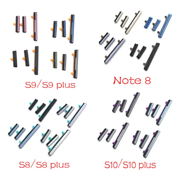 New Side Volume Button Power On Off Buttton Key Set For Samsung Galaxy Note 8 S8 S9 S10 Plus Replacement Parts Lazada Singapore