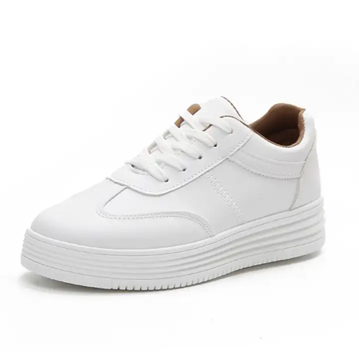 thick sole white shoes