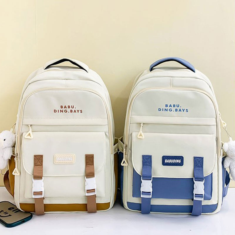 C&K Women's School Bag Junior High School High School College Backpack Large Capacity Backpack