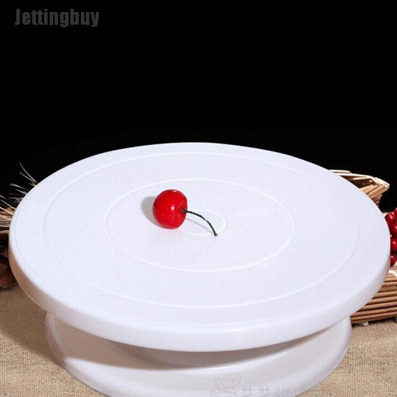 [Jettingbuy] Cake Turntable Rotating Anti-Skid Round Cake Stand Cake Decorating Tools