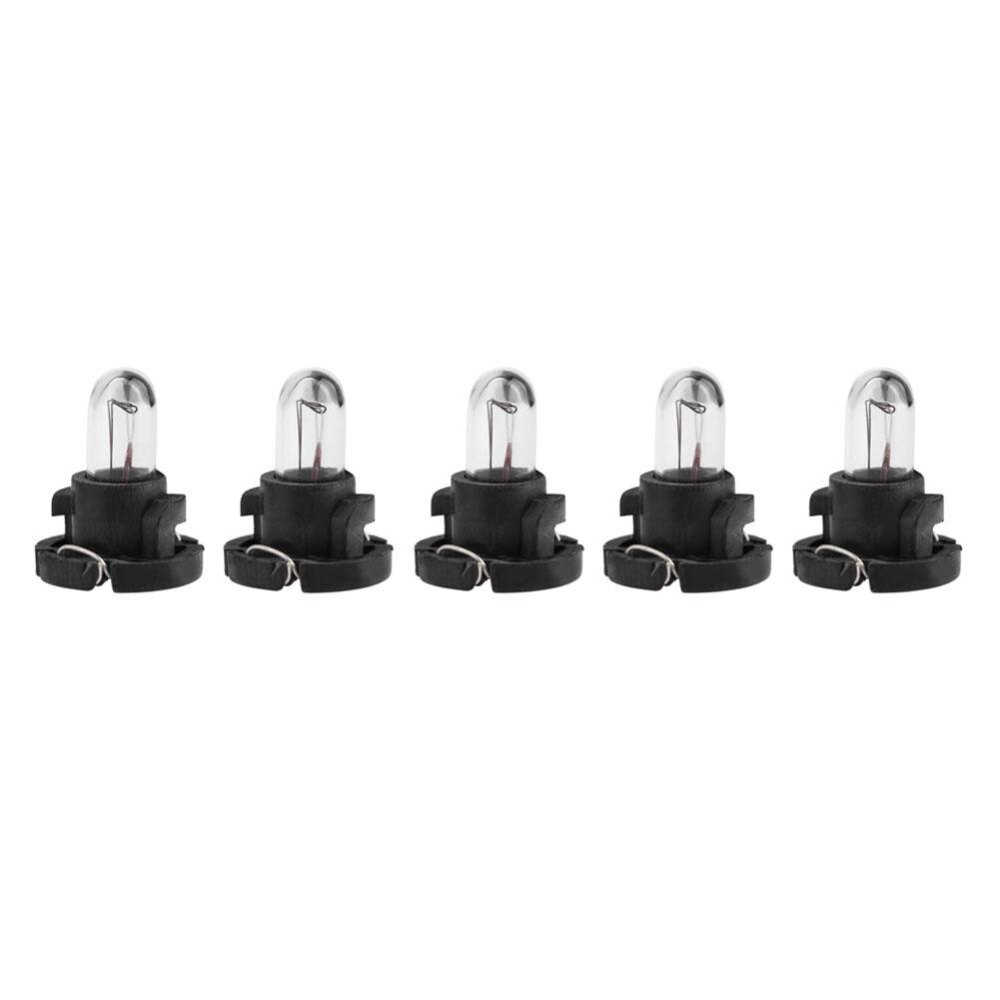 5 Bóng Đèn Dụng Cụ Nội Thất Ô Tô T4 12V, Đèn Bảng Điều Khiển