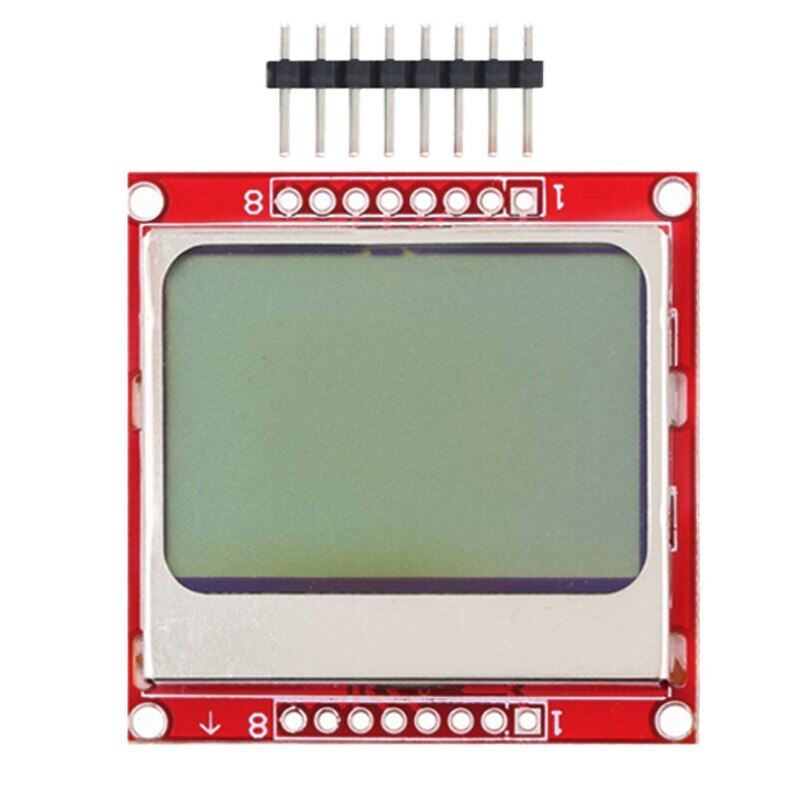 Lcd module display monitor white backlight adapter pcb 84*48 84x84 nokia 5110 screen for arduino