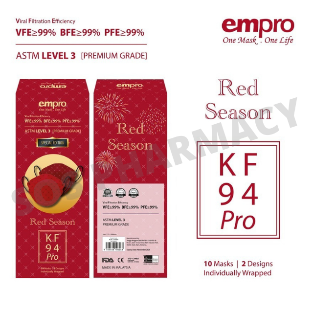 EMPRO KF94 PRO Face Mask (RED CELEBRATION/RED SEASON/ Couple Series