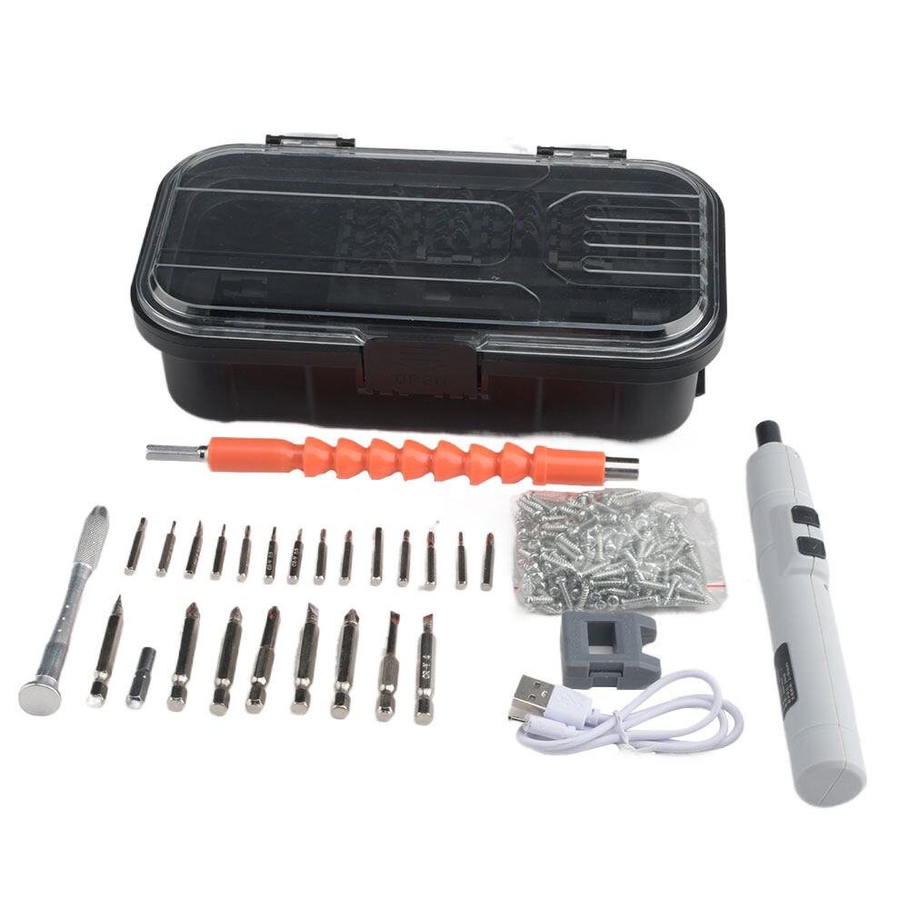 Electric Screwdriver Mini Cordless Screwdriver 3.6V Rechargeable, USB Fast Charger Screwdriver Set, Pen Size Mini Screwdriver Suitable For Home Laptop PC Mobile Phone Repair Tools Being Small