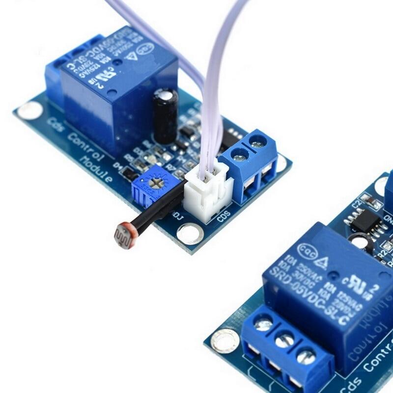 Xh-m131 Dc 12v 10a Light Control Switch Photoresistor Relay Module Detection Sensor Brightness Automatic Control Module
