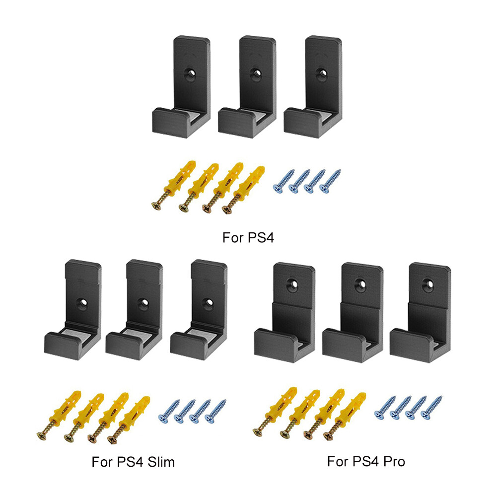 Game Console Host Wall Bracket Storage Rack for PS4/PS4 Pro/PS4 Slim Accessory