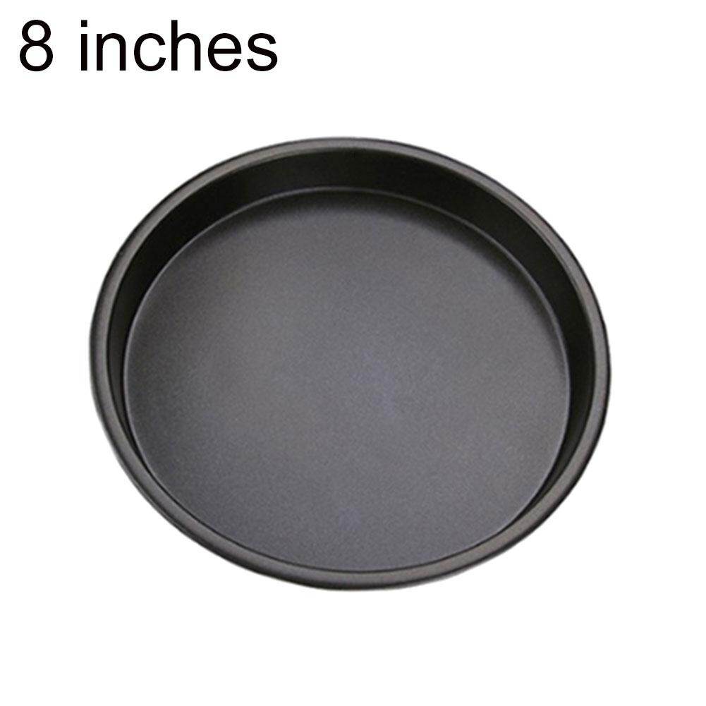Terylin 6/7/8/10 inch Non-stick Pizza Pan Plate Dish Tray Mold Bakeware Baking Tool