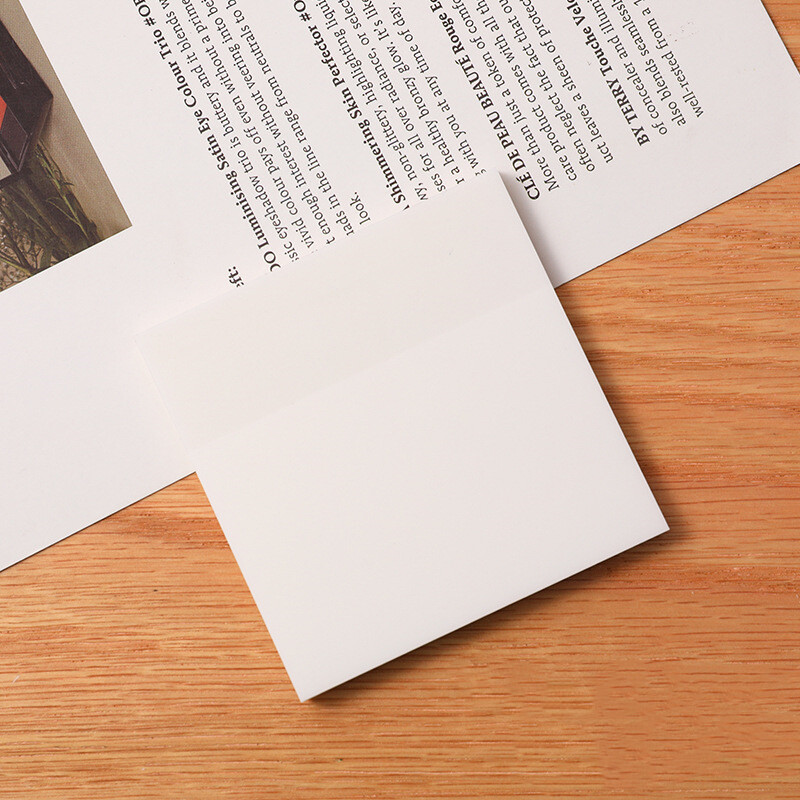 50Sheets Waterproof Transparent PET Memo Pad Sticky Notes Sticker Daily List Note School Office Supplies Stationery