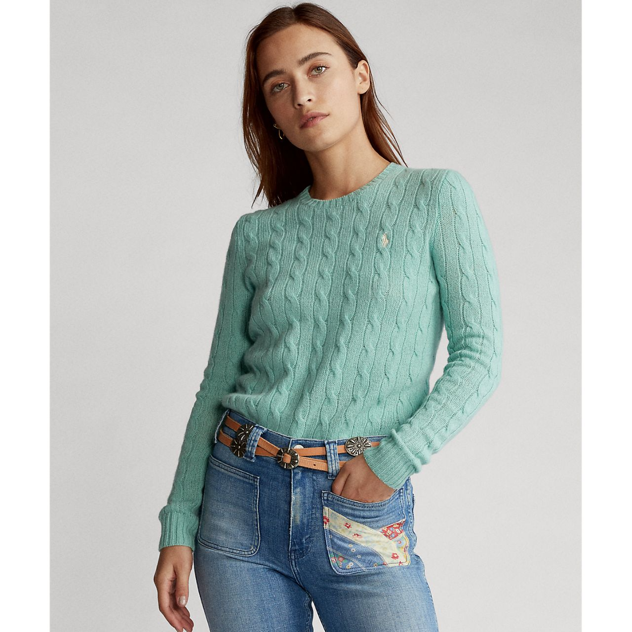 polo wool blend sweater