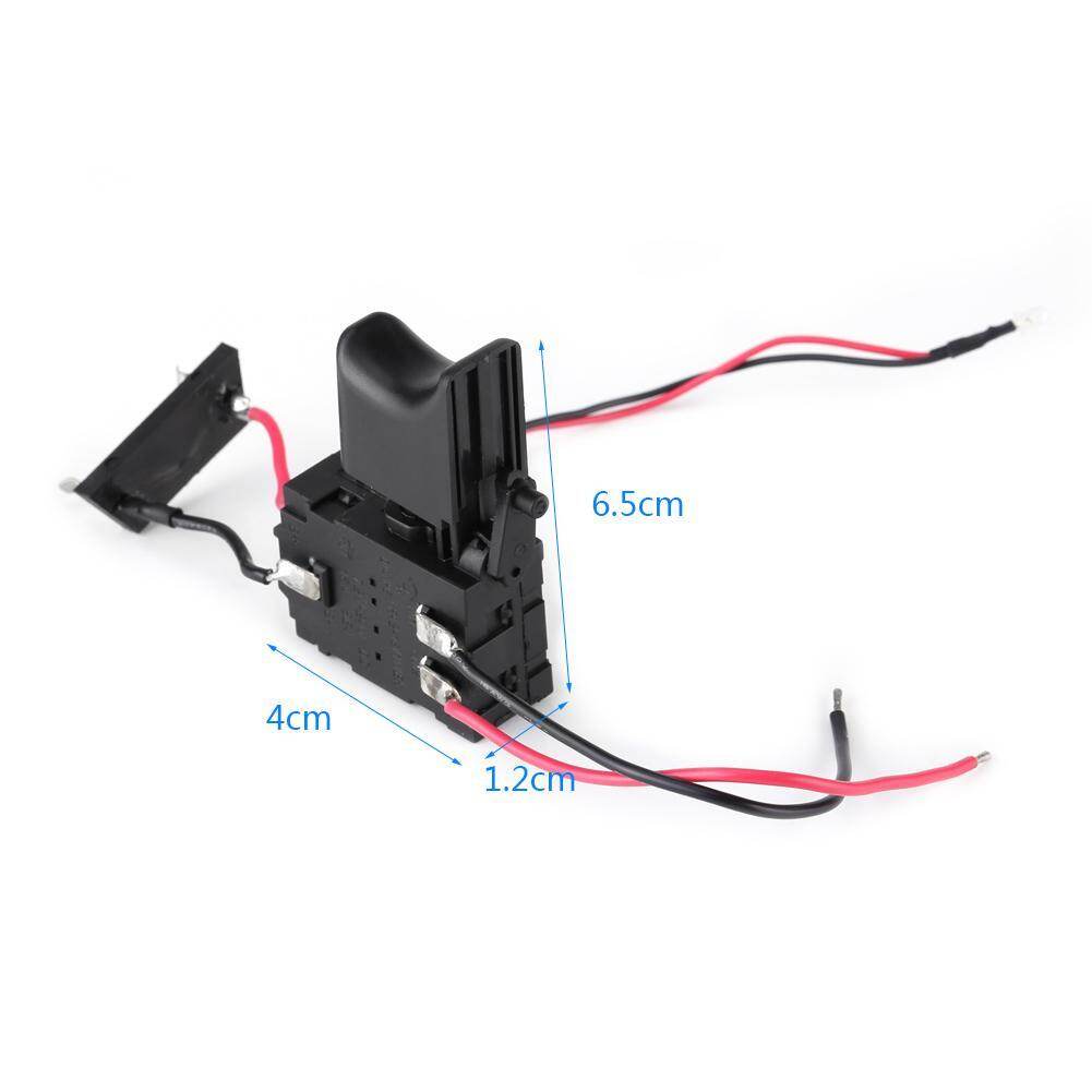 Công tắc kích hoạt điều khiển tốc độ máy khoan không dây pin Lithium 7.2 V - 24 V với ánh sáng nhỏ