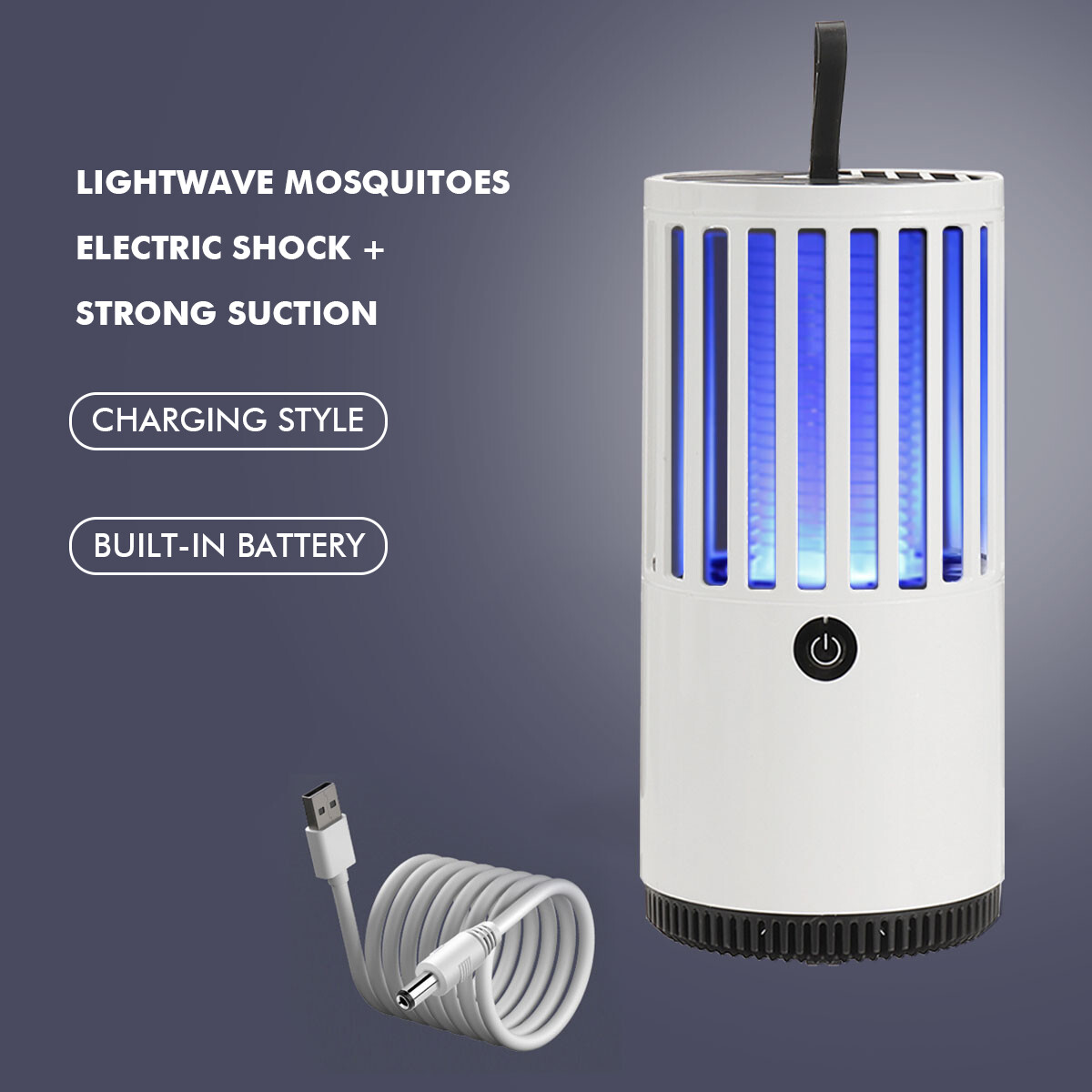 Lampu Pengusir Nyamuk, Port USB, Lampu 
