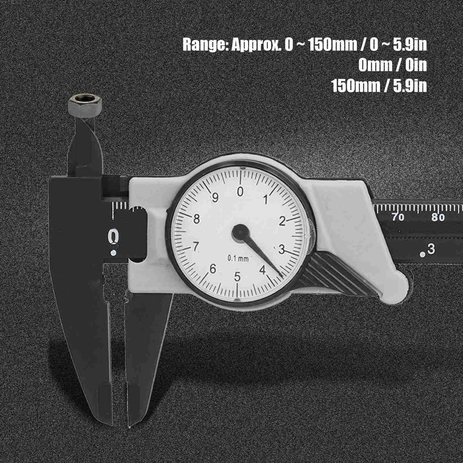 Calipers Easy Reading Dial Vernier Caliper for Home
