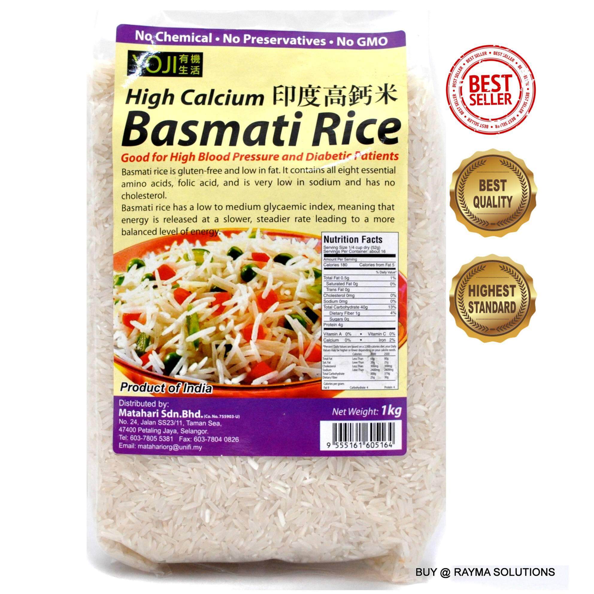 MH FOOD High Calcium Basmati Rice, Gluten Free, 1kg Lazada