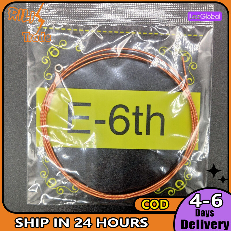Acoustic Guitar Strings E-1st B-2nd G-3rd D-4th A-5th E-6th Single String Stainless Steel Wire Guitar Replacement Parts