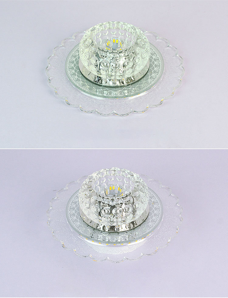 LED Light Ceiling Light Chandelier Crystal Light Corridor Light Wall Light Bedroom Light Wardrobe Light Entrance Light Balcony Light Room Decoration Light Corridor Light Home Decoration Nordic Simple Tricolor 180mm 14W