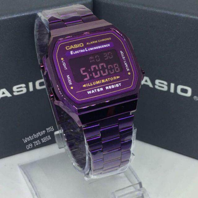 casio a168 purple