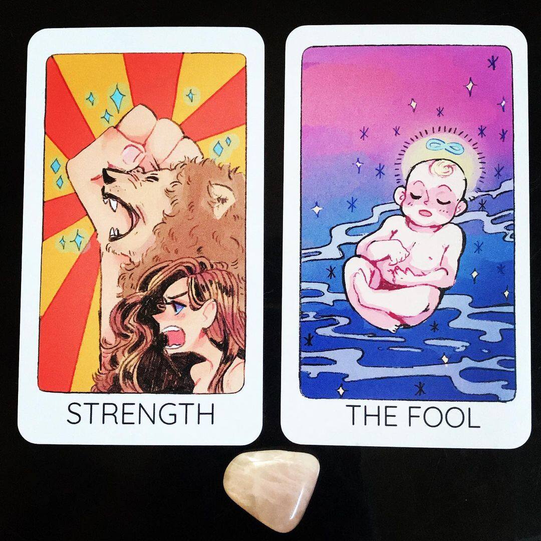 Britt's Third Eye Tarot Deck in A Tin - 78 Tarot Cards (Limited Edition Gold Gilded)