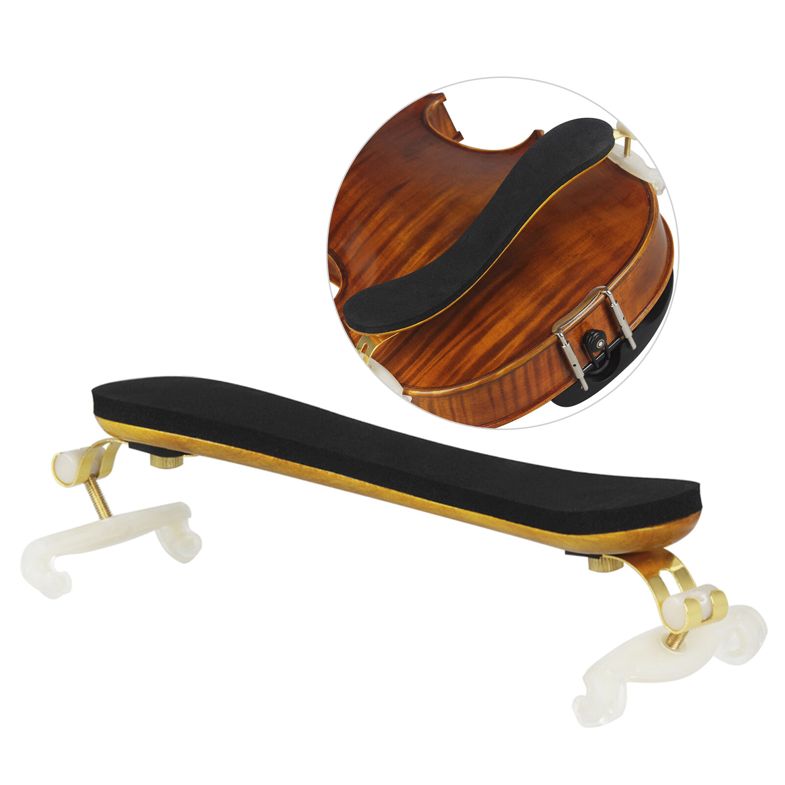 【READY】Astonvilla AS-560 Gỗ Đặc Fiddle Giá Đỡ Ở Vai Cho Đàn Vi-ô-lông Cho 3/4 & 4/4 Violin
