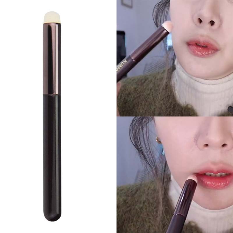 BeautyBigbang Round Head Lip Brush Happyrim Blogger Recommends Round Head Lipstick Smudge Brush Concealer Brush Portable Lip Makeup Brush