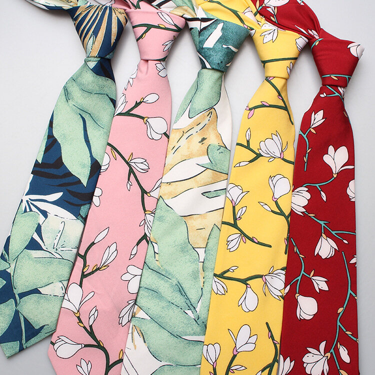 Polyester printed tie Men's and Women's Casual Tie