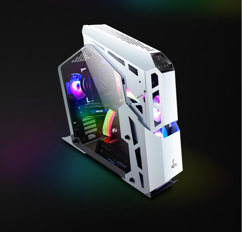 Arbiter Bilateral Tempered Glass Side See-through PC Case with DIY ...