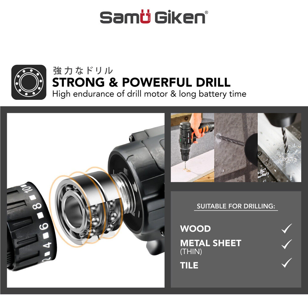 Samu giken cordless online drill