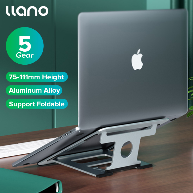 Chân Đế Treo Bằng Hợp Kim Nhôm Di Động Có Thể Gập Lại Llano Với Chức Năng Nâng Máy Tính Để Bàn Cho Máy Tính Xách Tay Và iPad