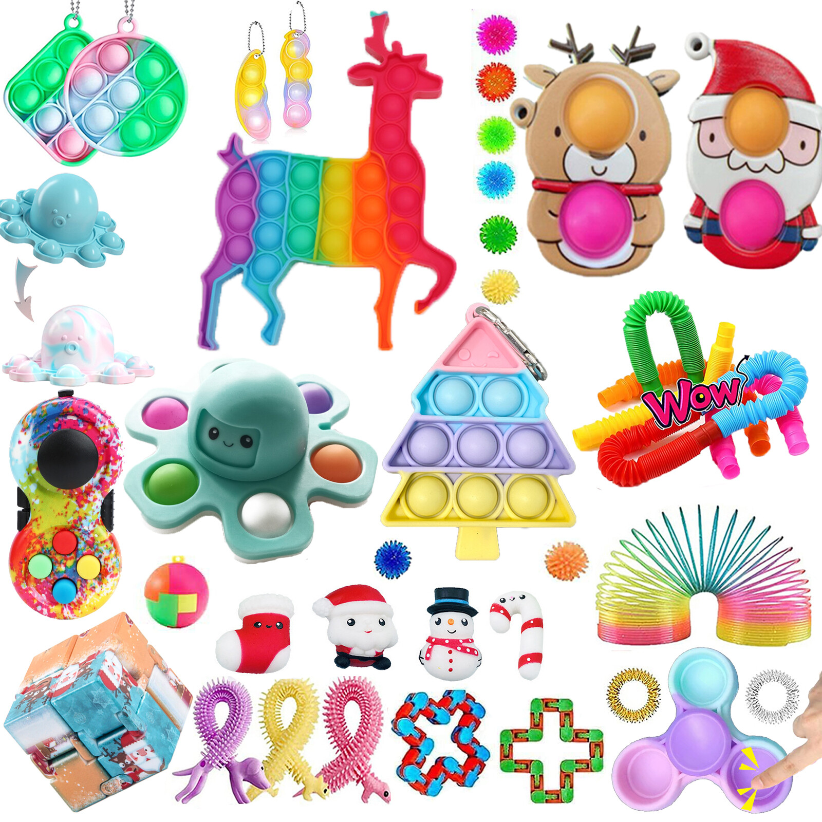 40PCS Simple Dimple Fidget Toy Pack 