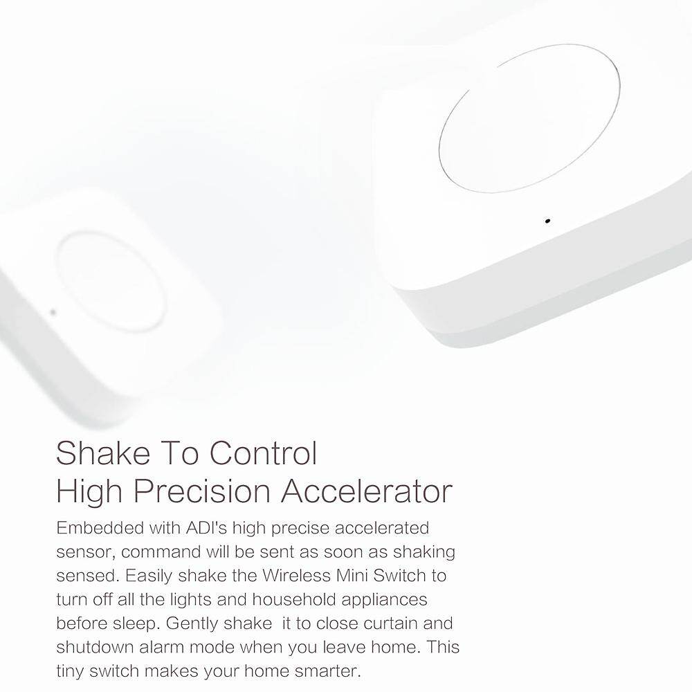 Xiaomi Aqara Wireless Mini Switch Zigbee System Remote Control Switch Use With Xiaomi Gateway Aqara Air Condictioner Partner