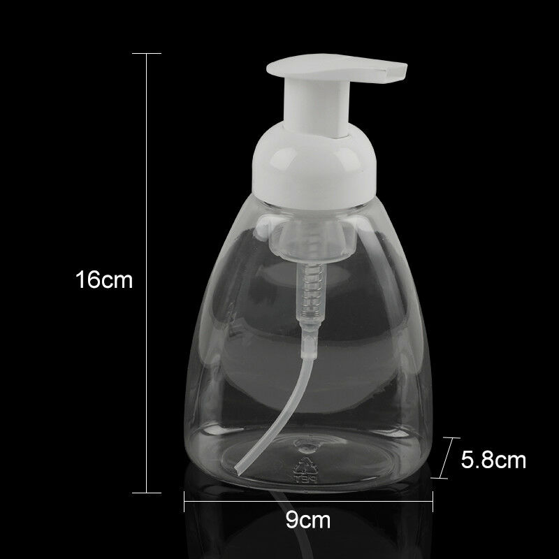 [Cutewomen2020] 250/300ml nhựa trong tạo bọt Chai Xà phòng lỏng Whipped Mousse Lọ dạng lăn dầu gội Lotion Gel tắm xịt bọt chai