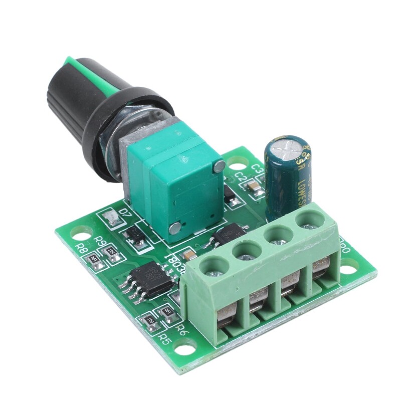 Bộ Điều Khiển Công Tắc Tốc Độ Động Cơ DC 2A, Bộ Điều Khiển Tốc Độ Động Cơ 1.8V 3V 5V 6V 12V Điện Áp Điều Chỉnh PWM