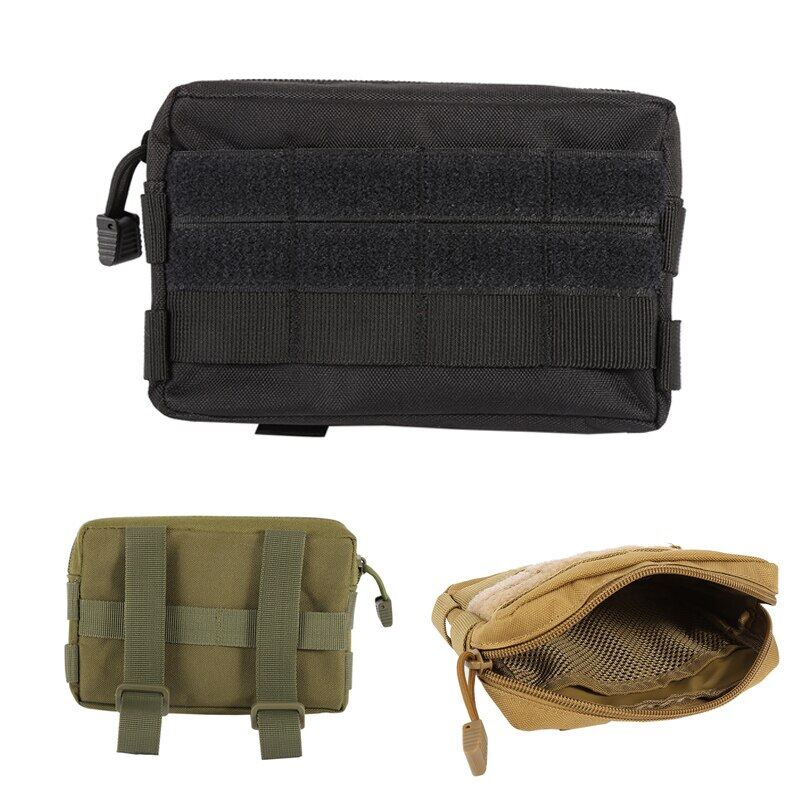 600D Nylon Tactical Military Modular MOLLE Small Utility Pouch EDC Waterproof Mini Bag