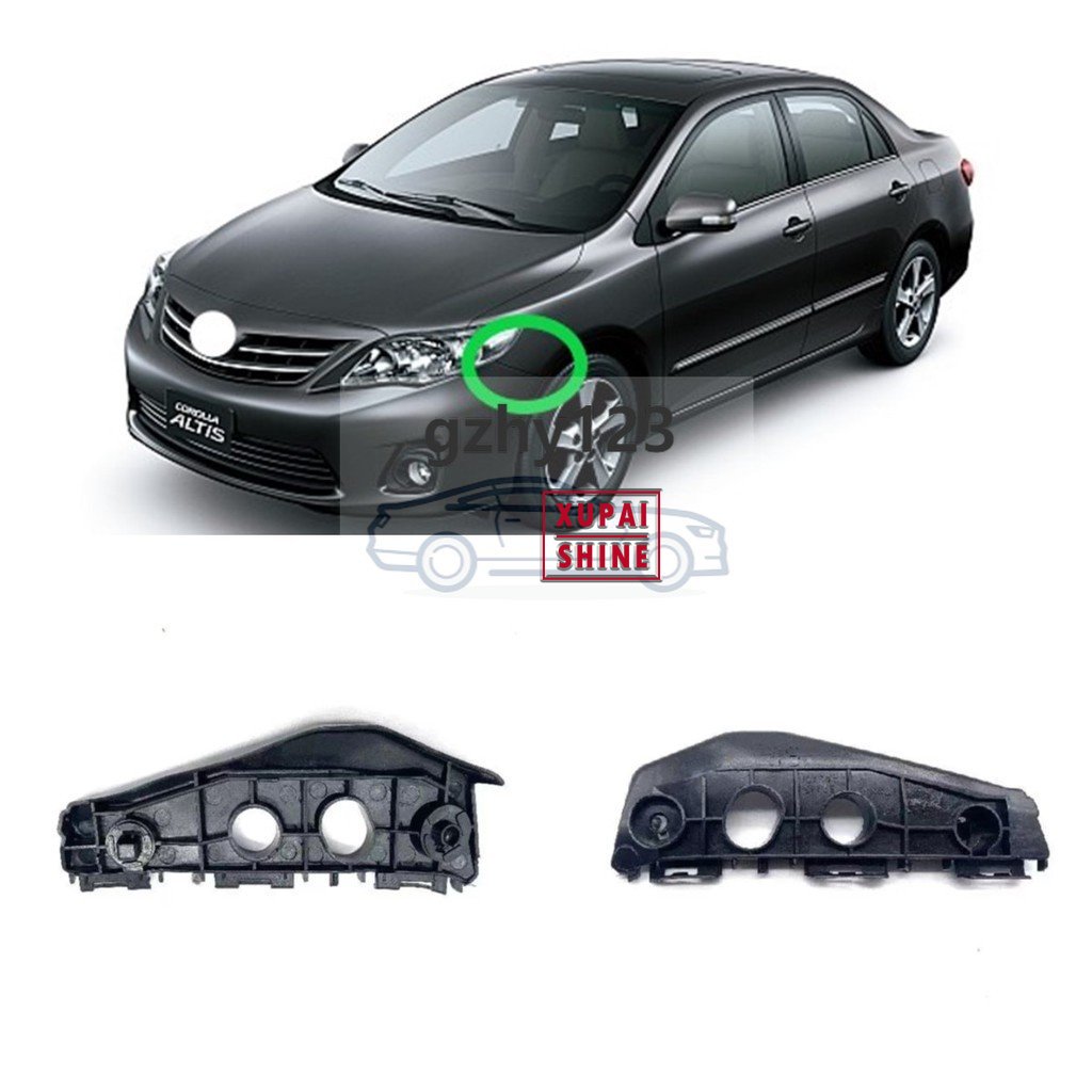 Xps front bumper bracket support clip for toyota corolla /altis 2010 2011 2012 2013