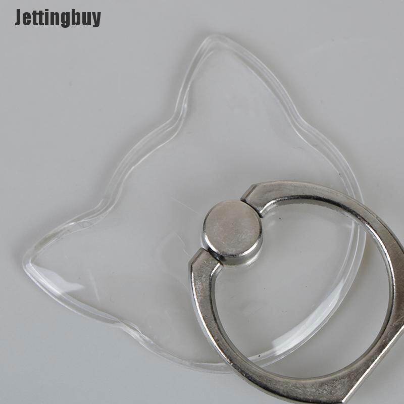[Jettingbuy] Clear mount holder mobile phone holder stand finger ring support desk cell phone