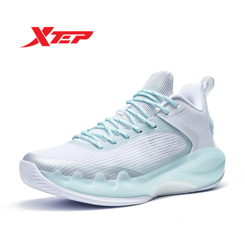 Xtep Men Basketball Shoes Sports Sneakers Breathable Comfortable