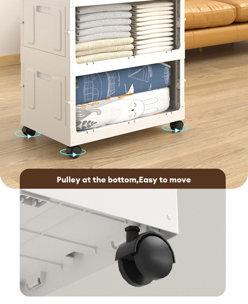 JJT foldable storage cupboard storage cabinet multipurpose shelf Kitchen cabinets, transparent doors, overturned shelves wide transparent cabinet Children's storage cabinet, toy storage cabinet Multi-layer transparent storage cabinet Multi-purpose cabinet