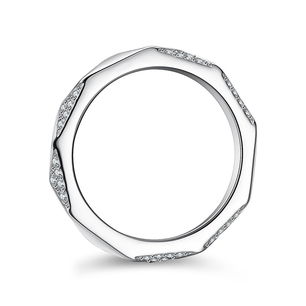 S925 Silver Moissanite Ring Women's Wedding Jewelry Wedding Party Anniversary Women's Birthday Gift