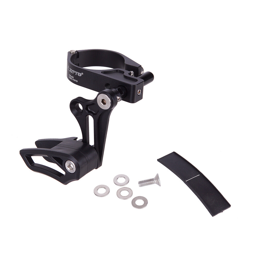 Bicycle Single Disc Chain Guide Positive And Negative Tooth Chain Stabilizer Mountain Bike Front Dial Type Pressure Chain Device Chongshan Off Road Anti Chain