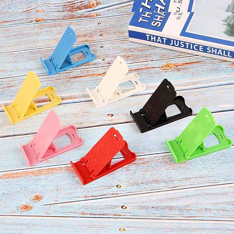 Phone Holder Desktop Stand Grip Live Stream Dock For IPhone Samsung Xiaomi Huawei Ajustable Foldable Phone Table Holder Dock Accessories