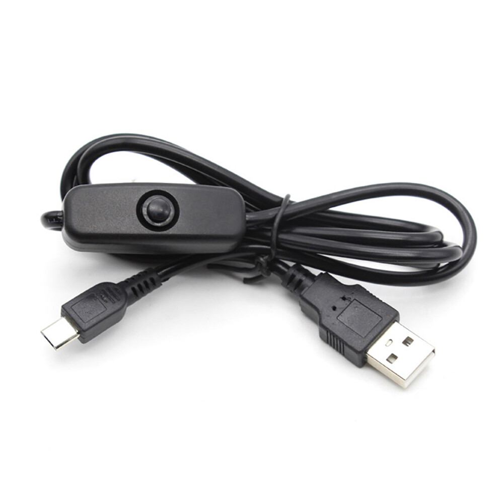 {Tenda} USB to Micro USB Charger Power Cable with On/Off Switch for Raspberry Pi